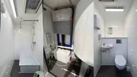 Mobiilne dušš ja WC keraamiline