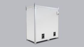 Teisaldatav topelt WC keraamiline valge