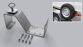 Varuratta kinnitusklamber küljel